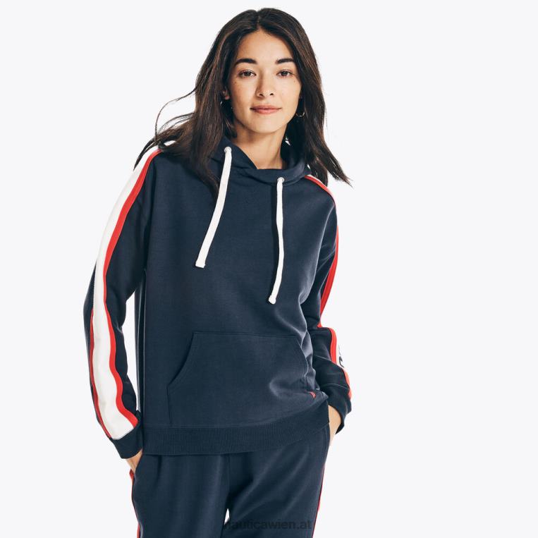 Nautica Colorblock Pullover Hoodie 2XJ62747 Sternenblaues Heidekraut Frauen 2XJ62747 Die modische bekleidungslinie von Nautica Osterreich Nautica jacke sind der Inbegriff von stil